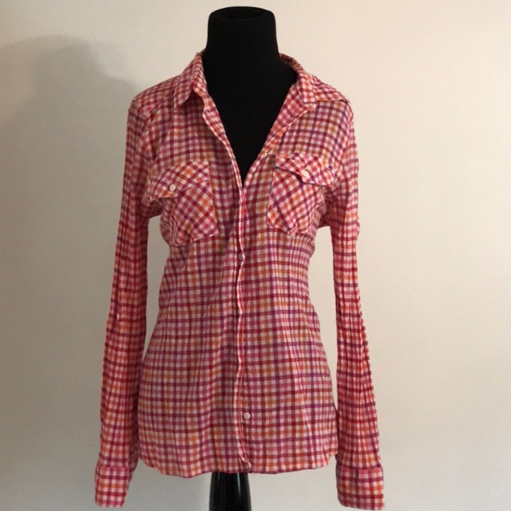 🤑 4 for $12 - Plaid Cotton Button Up Shirt